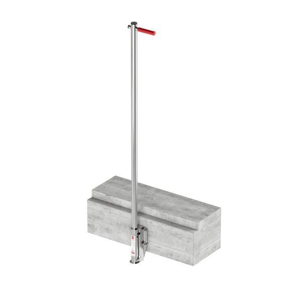 Hailo Professional Einstieghilfe zur Deckenmontage Typ 200  Edelstahl 1.4301