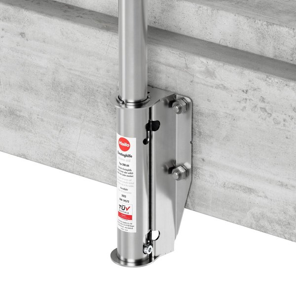 Hailo Professional Einstieghilfe zur Deckenmontage Typ 200  Edelstahl 1.4301