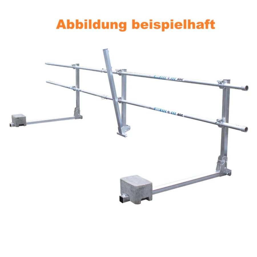 ASC Group Flachdach - Absturzsicherung - DKO klappbar Komplettset 24 m