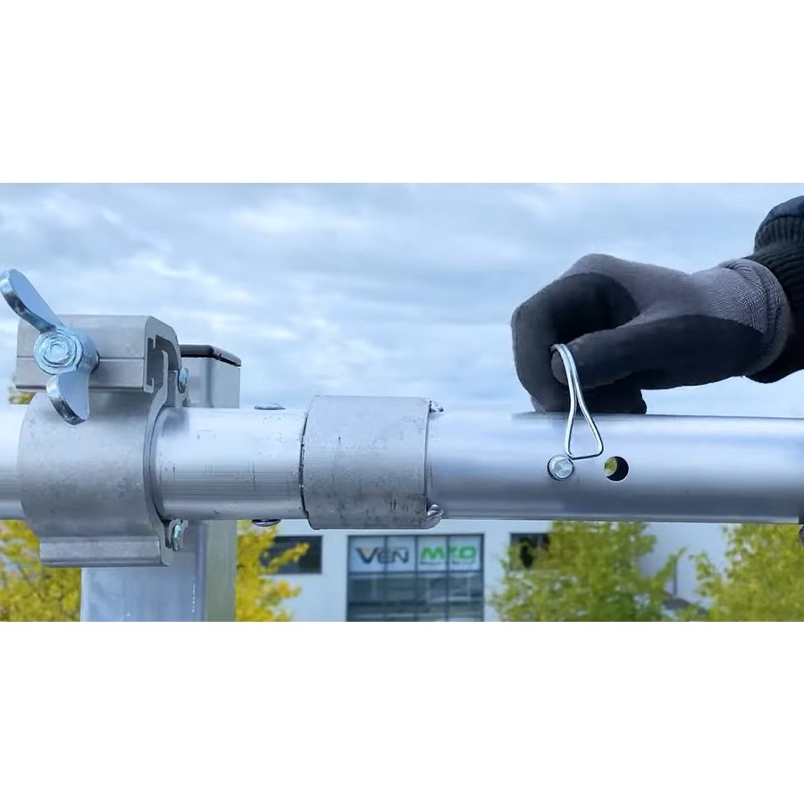 ASC Group Flachdach - Absturzsicherung - DKO klappbar Komplettset 24 m