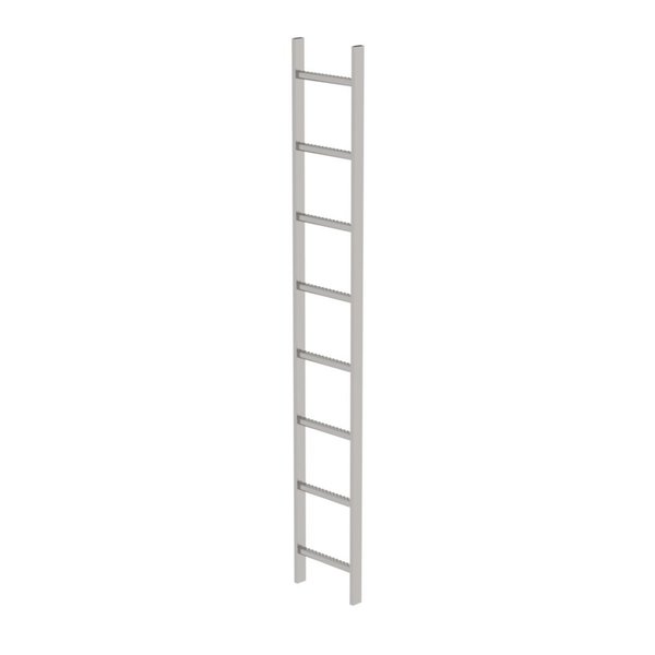 Günzburger Steigtechnik Schachtleiter Edelstahl V4A 300mm Lichte Weite 8 Sprossen