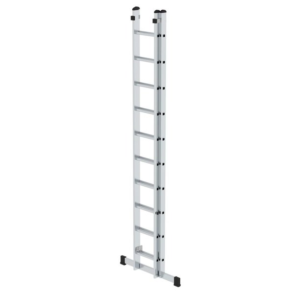 Günzburger Steigtechnik Sprossen-Schiebeleiter 2-teilig mit Standard-Traverse 2x10 Sprossen