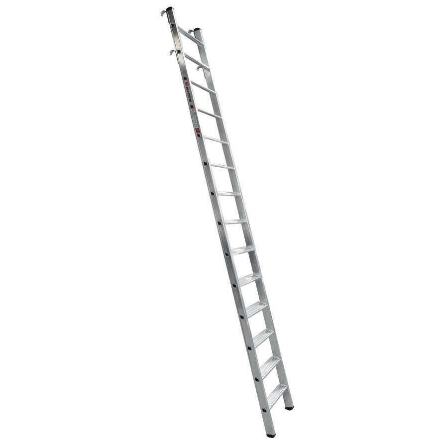 Euroline Aluminium-Regalleiter, einhängbar 1x14