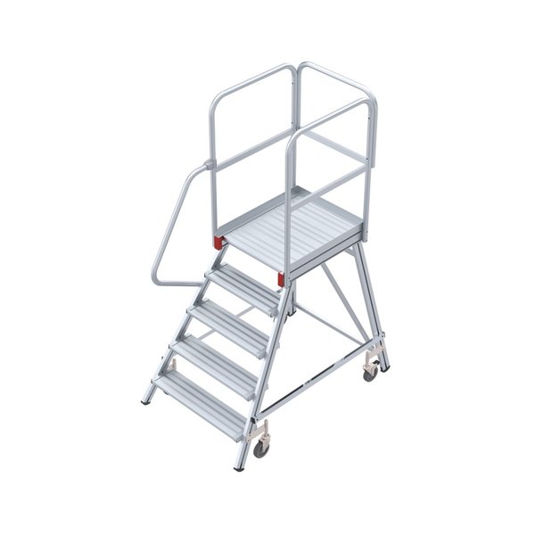 Euroline Treppengeländer einseitig passend für Mobile Podesttreppe 515/516 Größe 5 + 6
