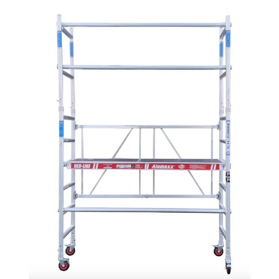 Alumexx RED-Line - Fahrgerüst/Faltgerüst Arbeitshöhe bis 3,8 m