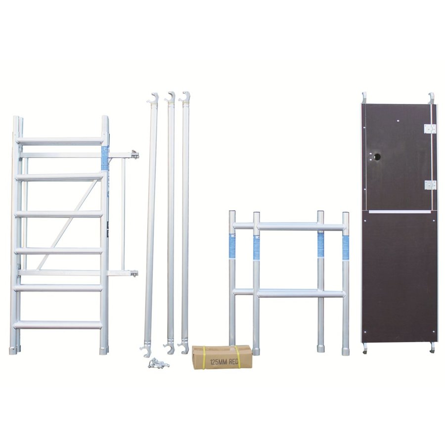 Alumexx RED-Line - Fahrgerüst/Faltgerüst Arbeitshöhe bis 3,8 m