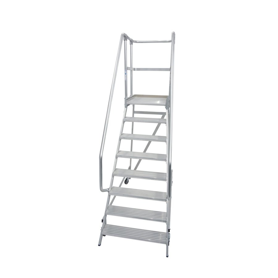 Krause STABILO PodestLeiter fahrbar, einseitig begehbar 8 Stufen