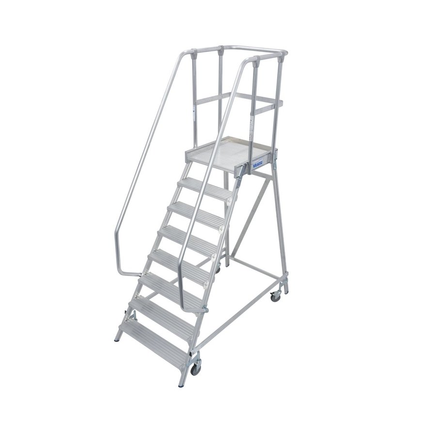Krause STABILO PodestLeiter fahrbar, einseitig begehbar 8 Stufen