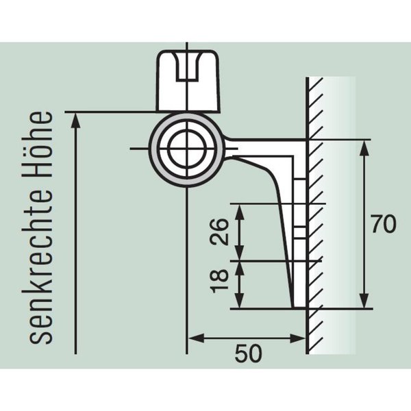 ZARGES Leichtmetall-Zwischenhalter