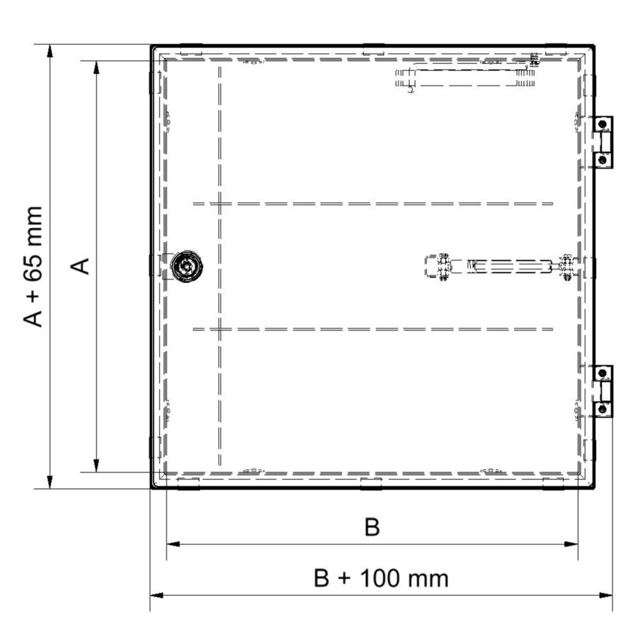 Hailo Professional HS12 bodengleiche Schachtabdeckung aus Edelstahl Klasse A nach EN124 Lichte Weite: 1200x1200 mm