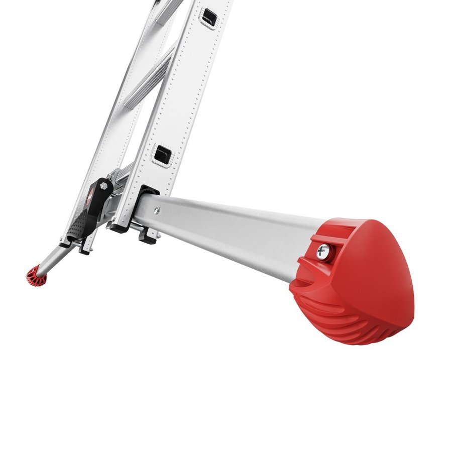 Hailo S100 ProfiLOT Die 3-teilige Alu-Kombileiter mit LOT-System 3x12 Sprossen