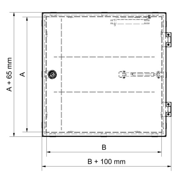 Hailo Professional HS12 bodengleiche Schachtabdeckung aus Edelstahl Klasse A nach EN124 Lichte Weite: 600x600 mm