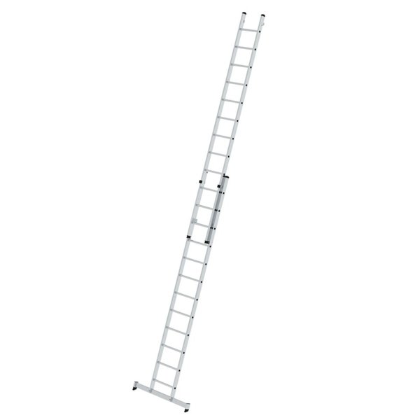 Günzburger Steigtechnik Sprossen-Mehrzweckleiter 2-teilig mit nivello®-Traverse 2x12 Sprossen