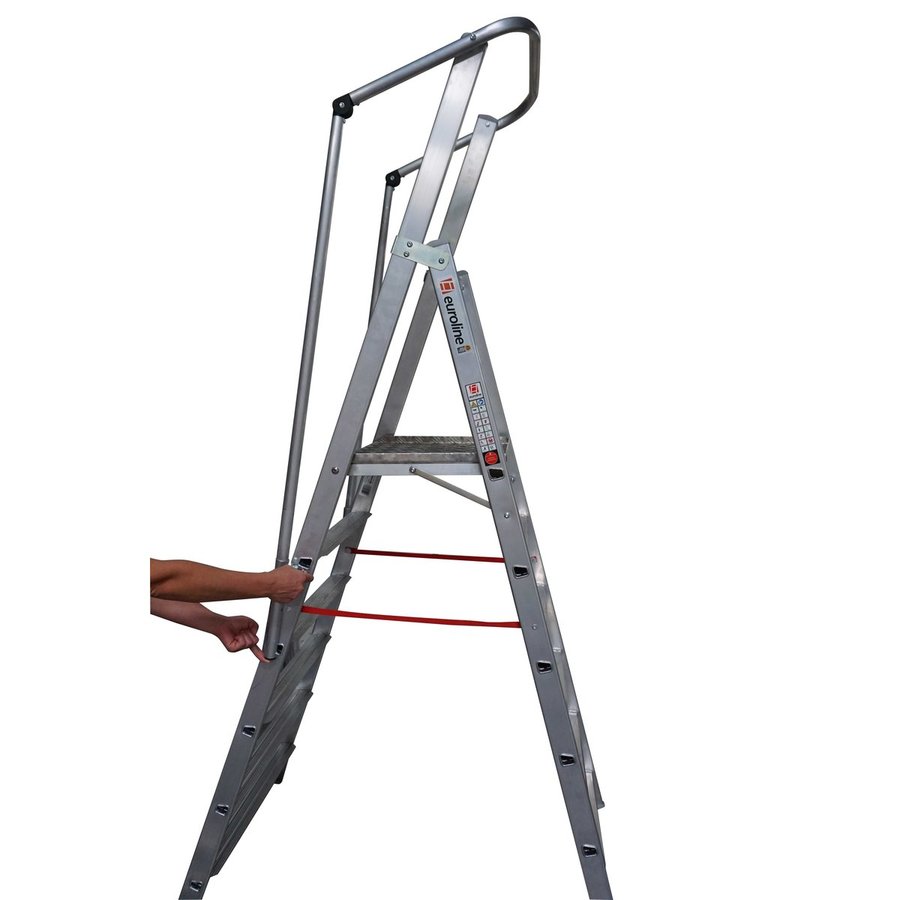 Euroline Leichte Alu–Plattformleiter Nr. 22677 1x4