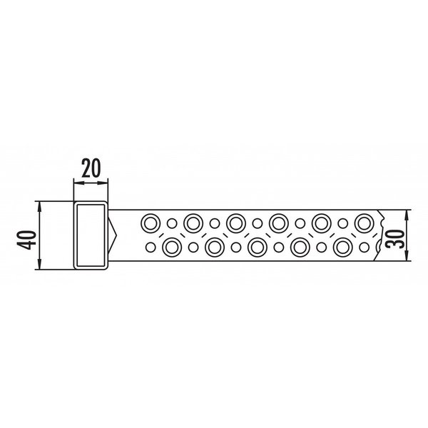 Hailo Professional Schachtleiter LW 400, Edelstahl 1.4301 3,08 m | 11 Sprossen