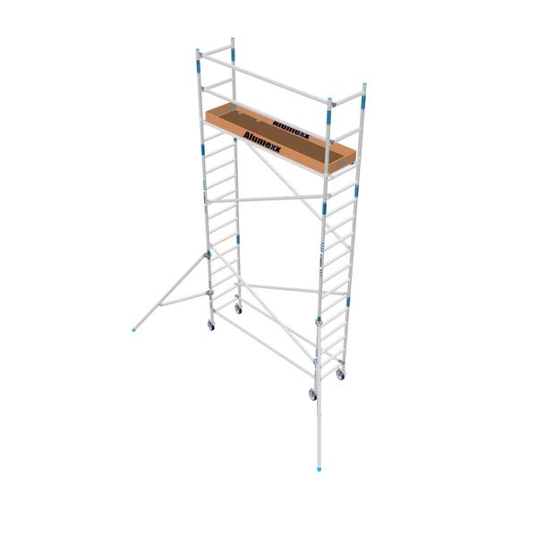 Alumexx ALX Basic Line Rollgerüst 75x190 Arbeitshöhe 6,2 m