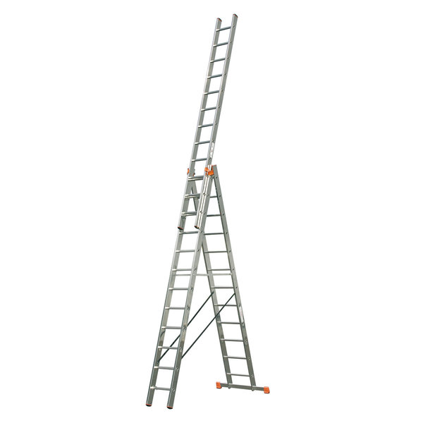 Krause MONTO Sprossen-VielzweckLeiter Tribilo treppengängig 3x12 Sprossen