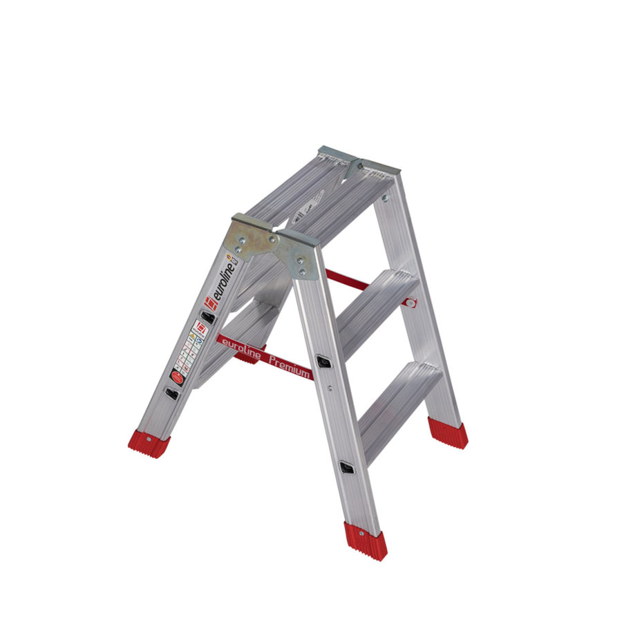 Euroline Alu-Stufenstehleiter Nr. 30577 2x3