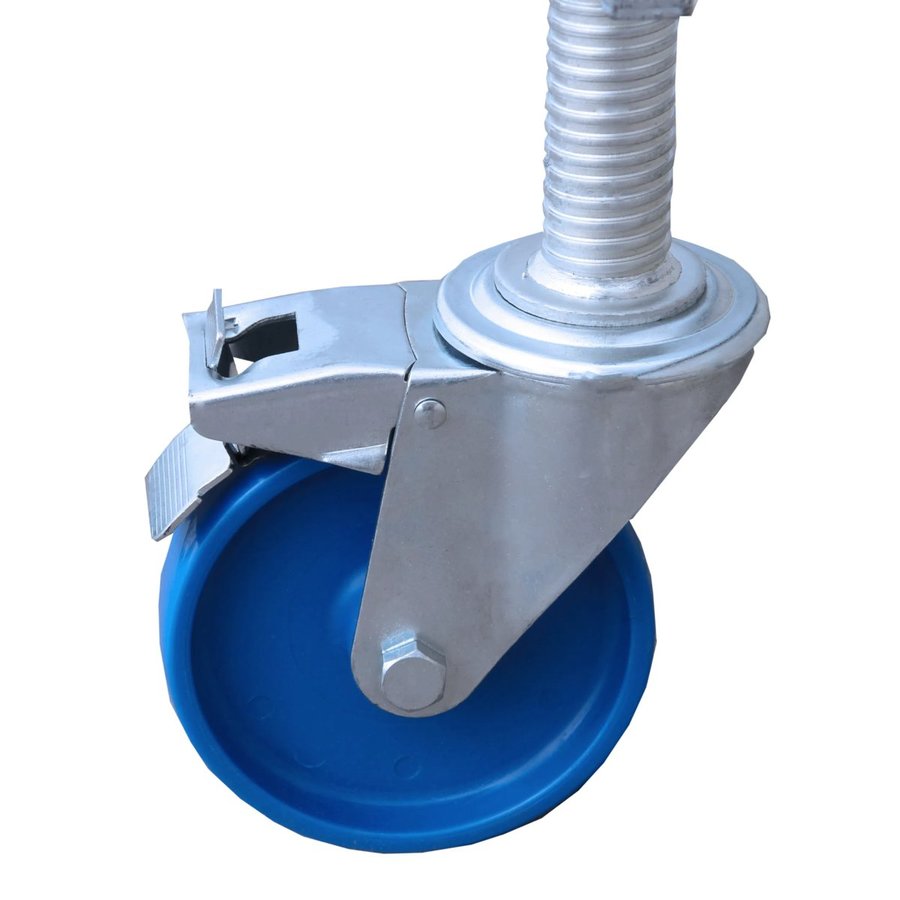 Alumexx Gerüstrad 150 mm mit Spindel 1 Stück