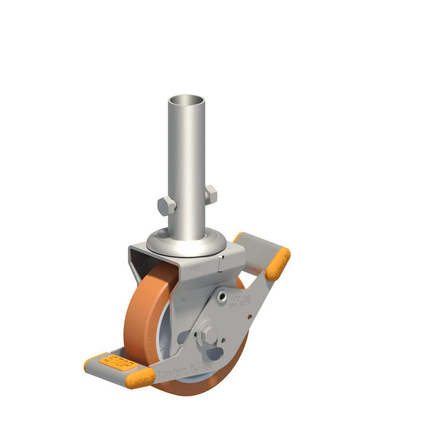 Layher Lenkrolle 400, D=150 mm mit Polyurethan-Belag