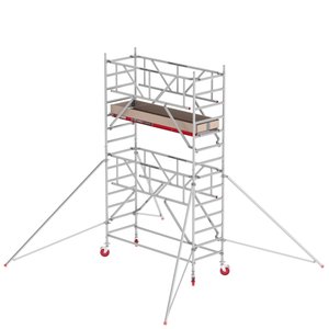 Altrex RS TOWER 41 Plus mit Safe-Quick®2 Geländer - Aluminium Fahrgerüst schmal 0.90m x 2.45m