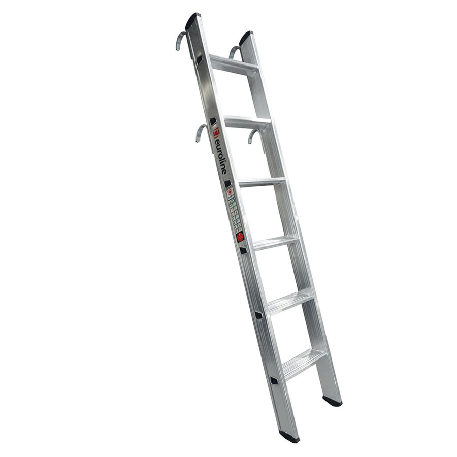 Euroline Aluminium-Regalleiter, einhängbar 1x6