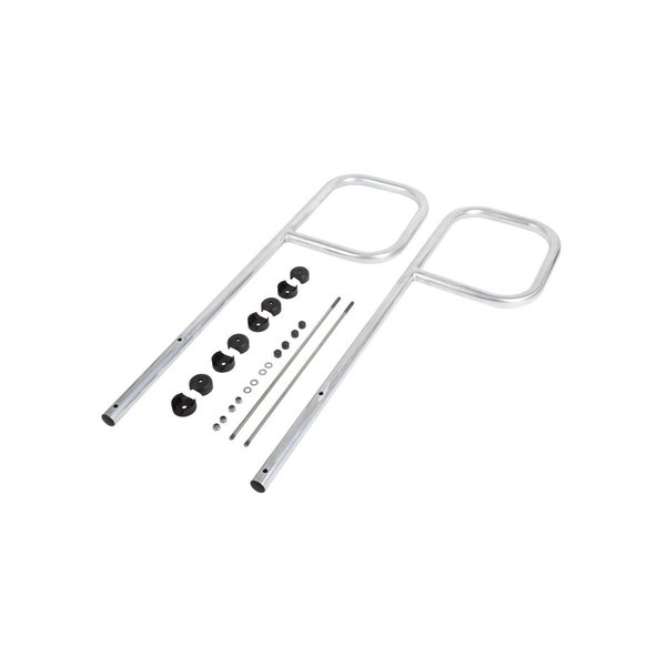 Hailo Professional Ausstiegsholmbügel für Holm 40x20 mm, Stahl verzinkt kurz, geschlossen