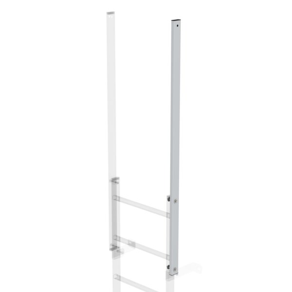 Günzburger Steigtechnik Ausstiegsholm gerade Alu eloxiert