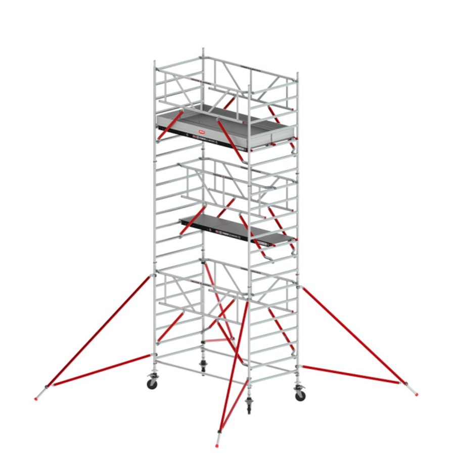 Altrex RS TOWER 52-S(Safe-Quick®) fahrgerüst breit, 1.35 x 2.45 m  Fiber-Deck®-Plattformen, Arbeitshöhe bis 7,2 m