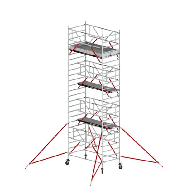 Altrex RS TOWER 52-S(Safe-Quick®) fahrgerüst breit, 1.35 x 2.45 m Holz-Plattformen, Arbeitshöhe bis 8,2m