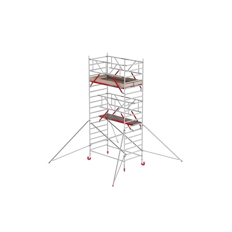 Altrex Fahrgerüst RS TOWER 42 mit Safe-Quick® Geländer + Streben - 1.35 x 2.45 m Arbeitshöhe 6,2 m