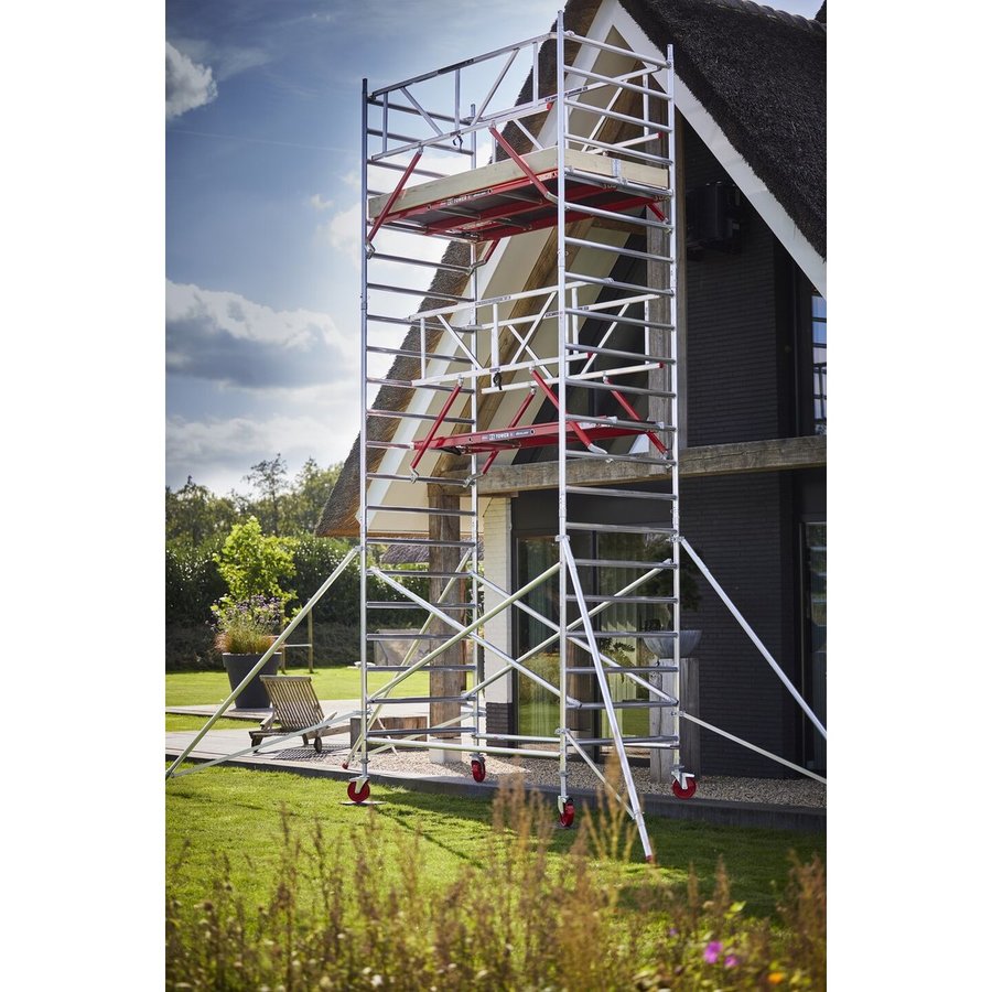 Altrex Fahrgerüst RS TOWER 42 mit Safe-Quick® Geländer + Streben - 1.35 x 2.45 m Arbeitshöhe bis 7,2m