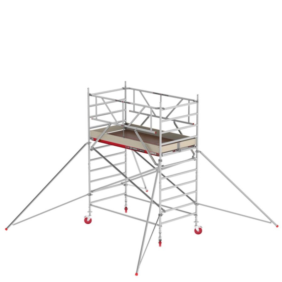 Altrex Fahrgerüst RS TOWER 42 mit Safe-Quick® Geländer + Streben - 1.35 x 2.45 m Arbeitshöhe 4,2 m