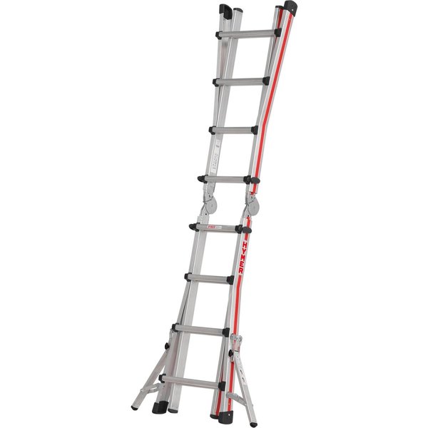 Hymer Teleskopleiter mit transportoptimierten Teleskopauslegern 4x4