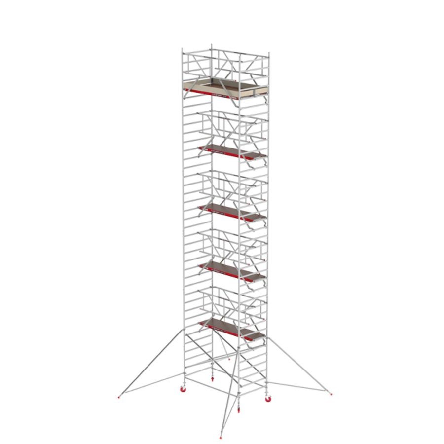 Altrex Fahrgerüst RS TOWER 42 mit Safe-Quick® Geländer + Streben - 1.35 x 2.45 m Arbeitshöhe bis 12,2m