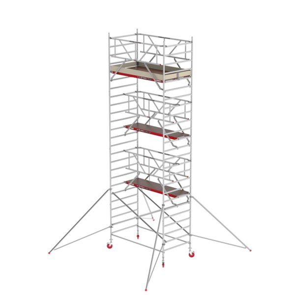 Altrex Fahrgerüst RS TOWER 42 mit Safe-Quick® Geländer + Streben - 1.35 x 2.45 m Arbeitshöhe bis 8,2m