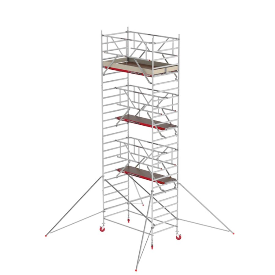 Altrex Fahrgerüst RS TOWER 42 mit Safe-Quick® Geländer + Streben - 1.35 x 2.45 m Arbeitshöhe bis 8,2m