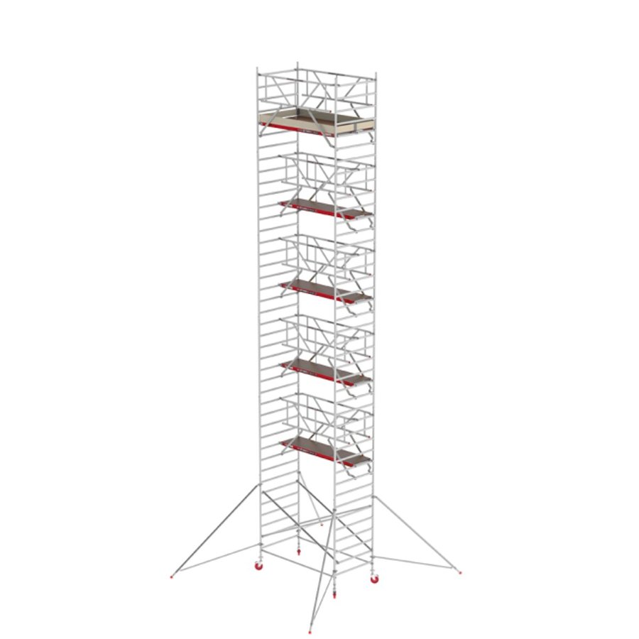 Altrex Fahrgerüst RS TOWER 42 mit Safe-Quick® Geländer + Streben - 1.35 x 2.45 m Arbeitshöhe bis 13,2m