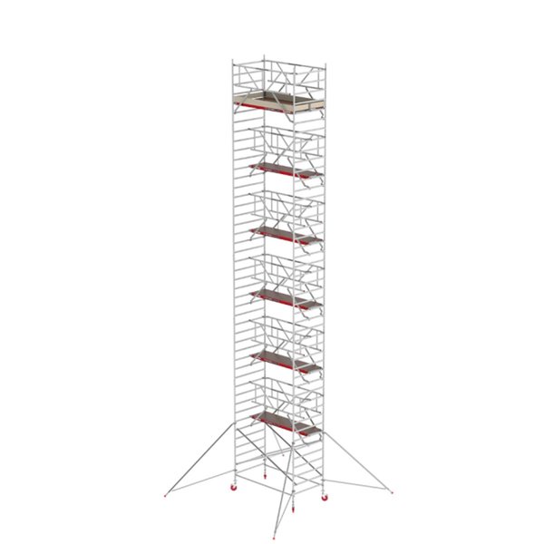Altrex Fahrgerüst RS TOWER 42 mit Safe-Quick® Geländer + Streben - 1.35 x 2.45 m Arbeitshöhe bis 14,2m