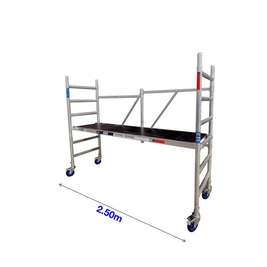 ASC Group Zimmergerüst D75-28-6 komplett - 75x250 cm Plattform 250 mit Luke