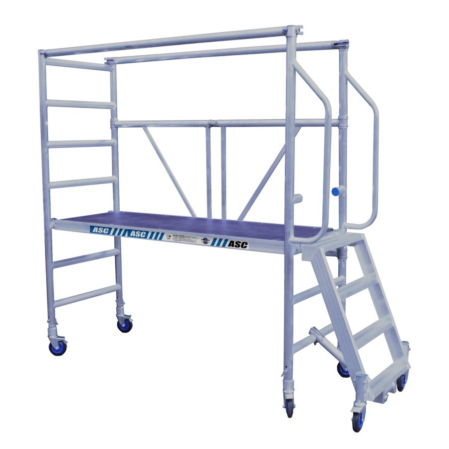 ASC Group ASC Zimmergerüst mit Zugangstreppe D75-7 komplett - 0,75x190 cm