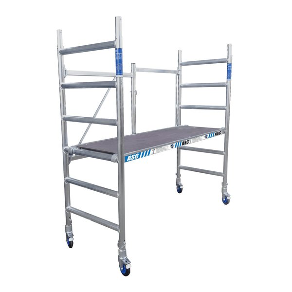 ASC Group ASC Zimmergerüst 75x190 cm Plattform ohne Luke, Arbeitshöhe bis 3 m