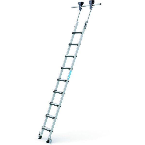 ZARGES Comfortstep Trec LH - Stufen-Regalleiter 9 Stufen