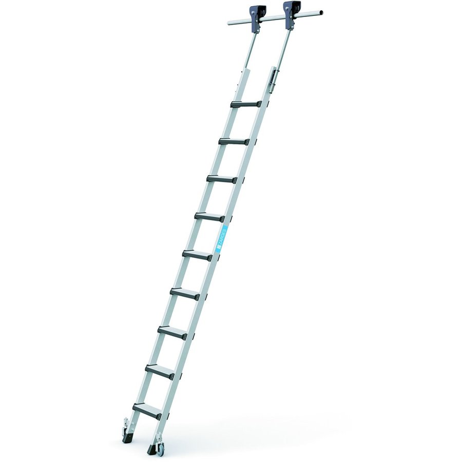 ZARGES Comfortstep Trec LH - Stufen-Regalleiter 9 Stufen