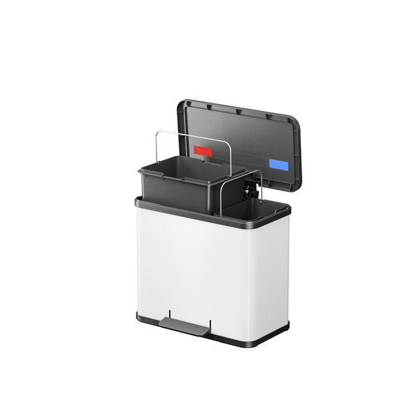 Hailo Öko duo plus L 17+9 Liter, weiß