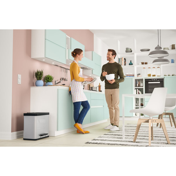 Hailo Öko duo plus L 17+9 Liter, weiß