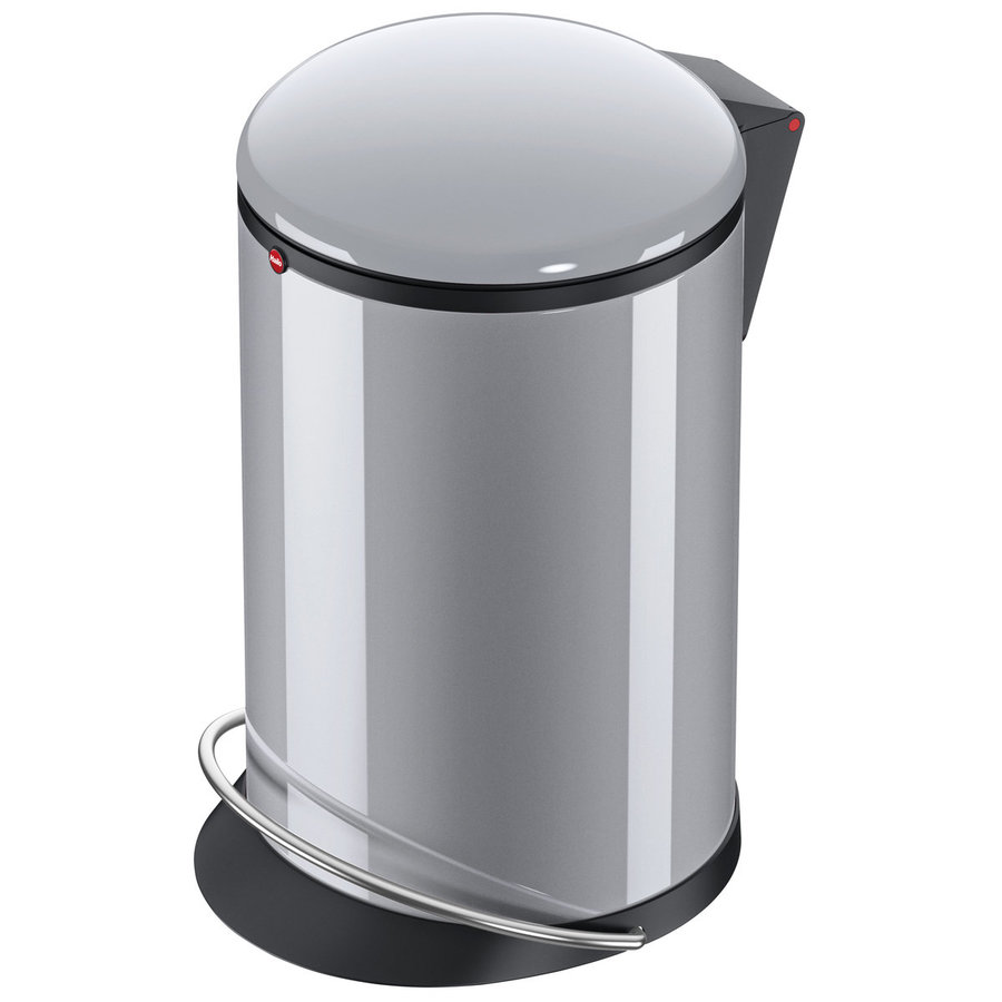 Hailo Harmony M silber, 12 Liter, Inneneimer: Kunststoff, schwarz