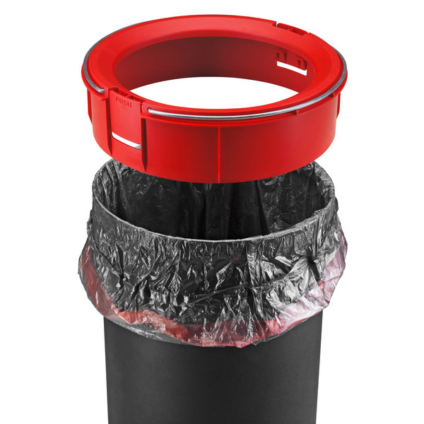 Hailo Pure M Edelstahl, 12 Liter, Inneneimer: Kunststoff, schwarz