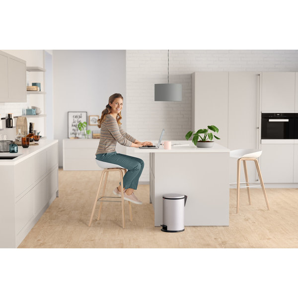 Hailo Pure M Edelstahl, 12 Liter, Inneneimer: Kunststoff, schwarz