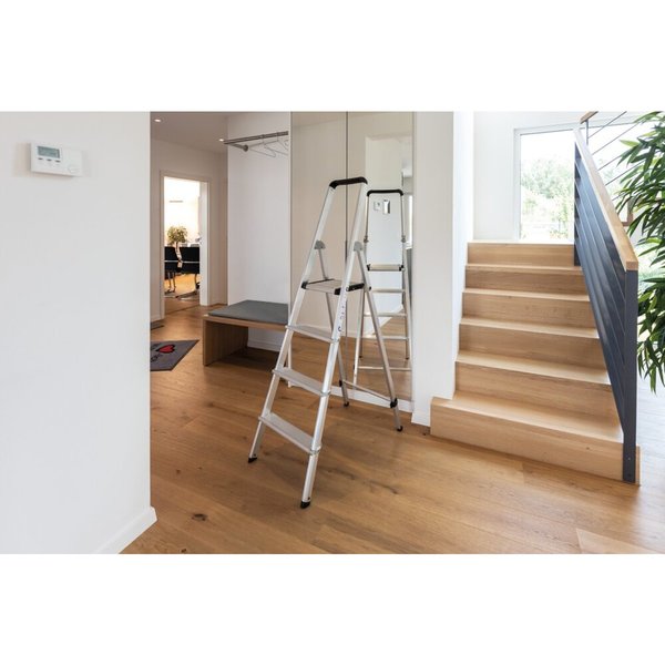 Günzburger Steigtechnik ML Stufen-Stehleiter einseitig begehbar 6 Stufen